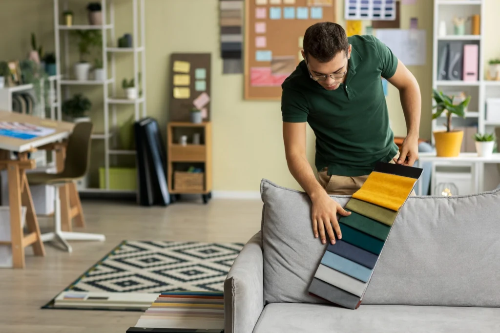 Custom-made curtains for residential interiors Abu Dhabi